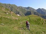 Arrivo all'Alpe Capezzone (mt.1845)